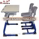 Classroom Double Seat School Desk and Chair Height Adjustable